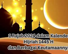 Bulan Rajab Tanggal Berapa Hari Ini